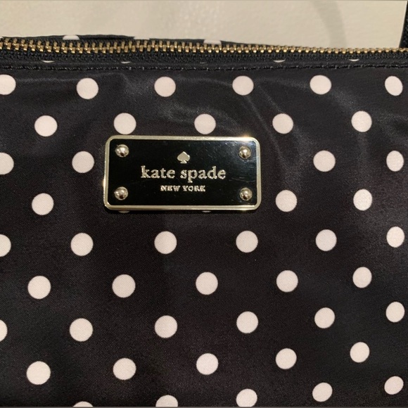 Kate Spade Black and White Polka Dot Laptop Bag - Picture 3 of 10